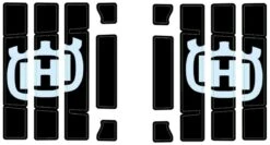 Husqvarna Radiator Protection Grill Sticker Kit